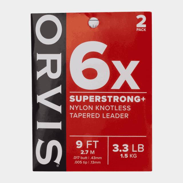 Super Strong Plus Leaders 9' 6x, tafs - Fluglina