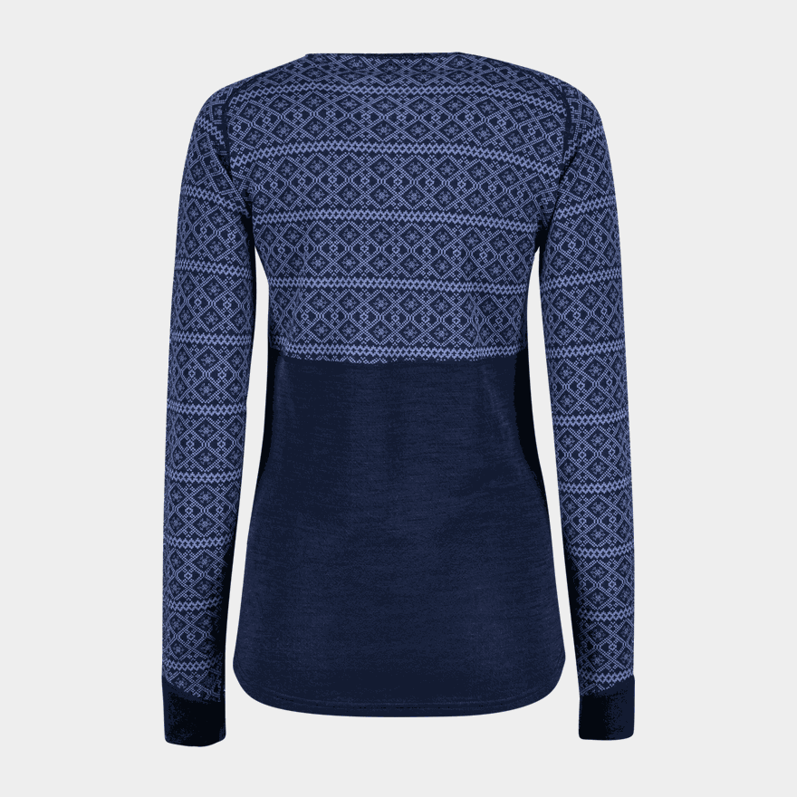 Dalen 2-layer wool Roundneck, ulltröja, dam - full image 2
