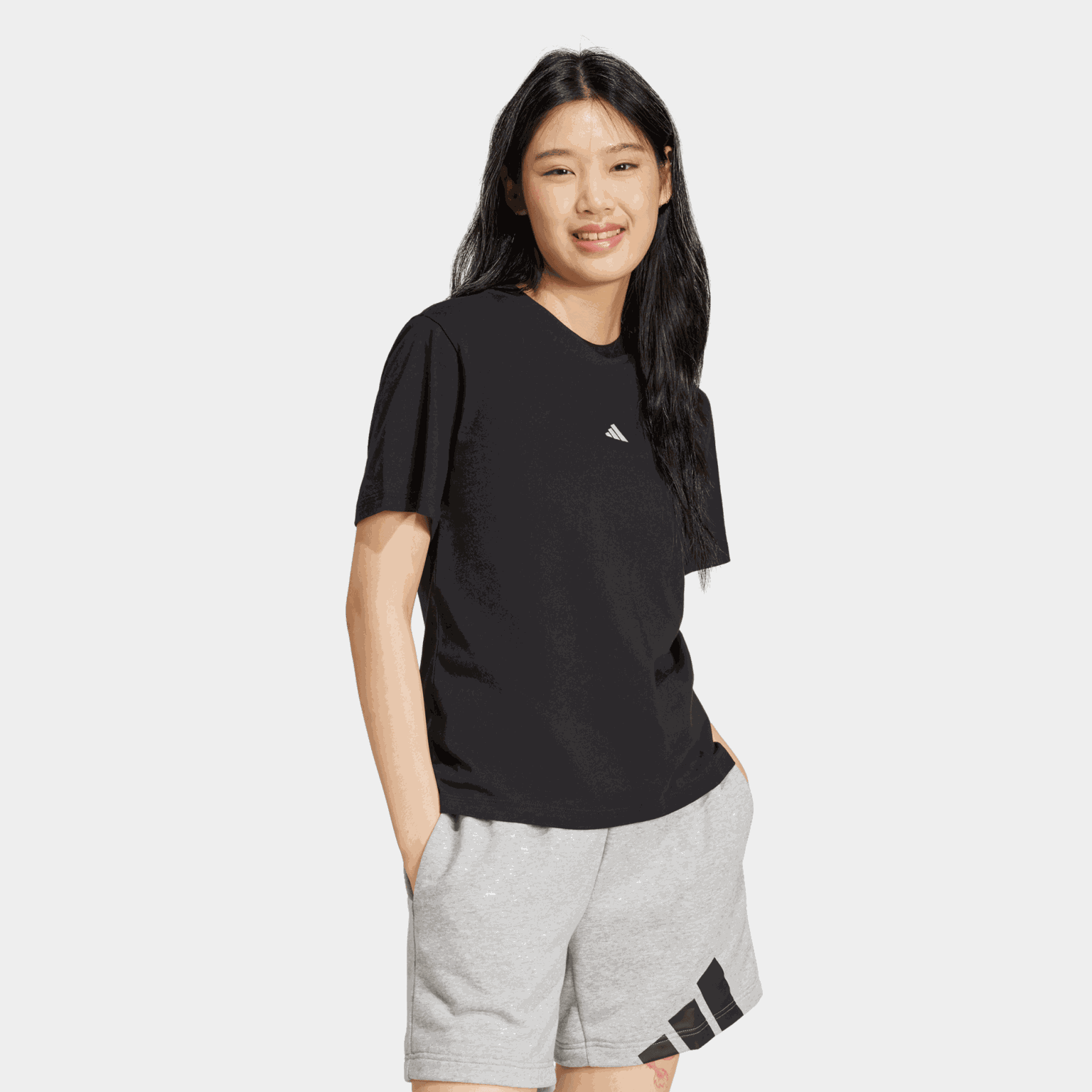 Essentials Small Logo Cotton T-Shirt, t-shirt, dam - full image 2