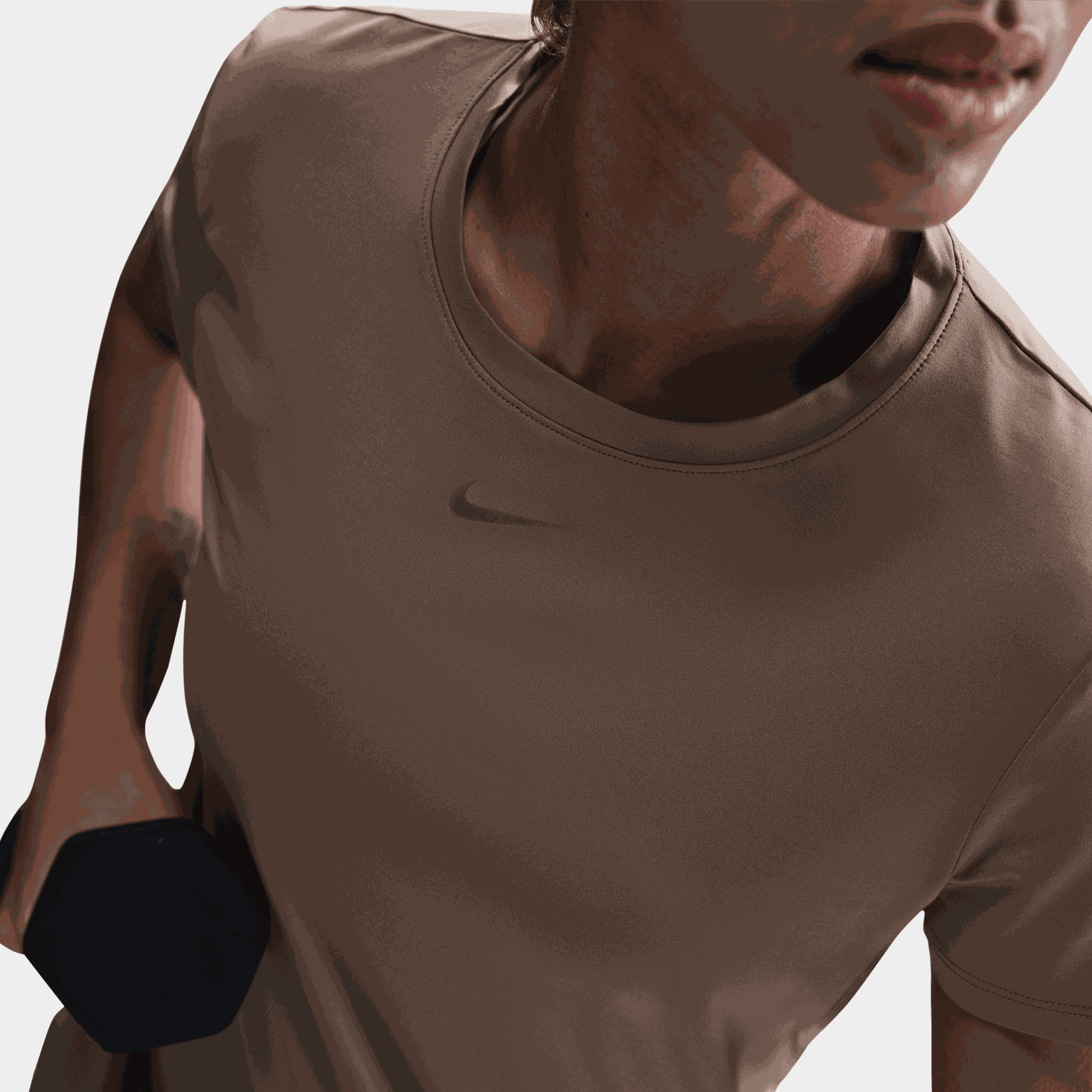 One Fitted Dri-FIT Short Sleeve Top, t-shirt, dam - full image 3