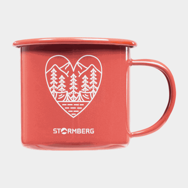 Enamel Cup 0, 35l, emaljerad dryckeskopp - Kök & Bestick