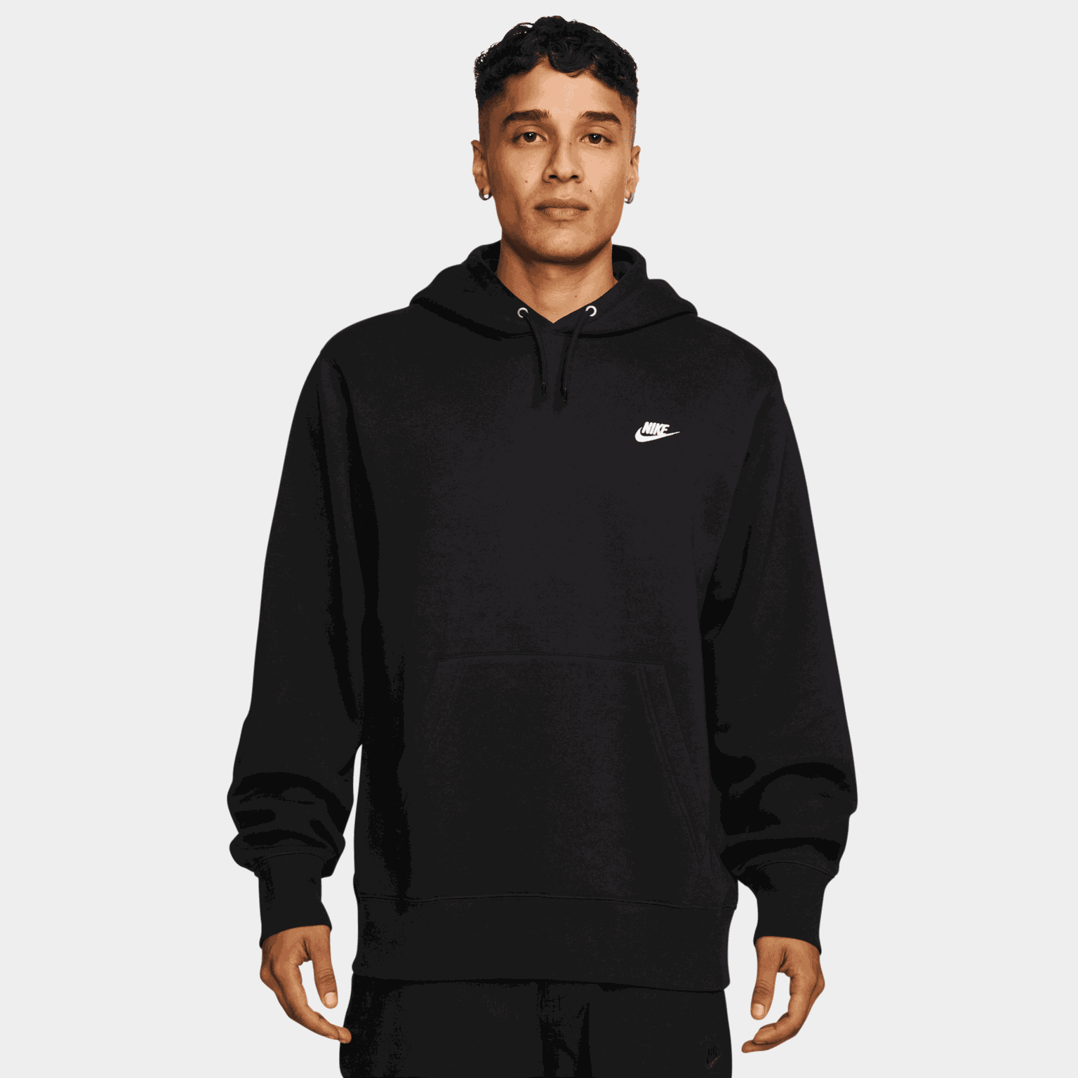Club Pull-Over Fleece Hood, huvtröja, herr - Hoodtröjor