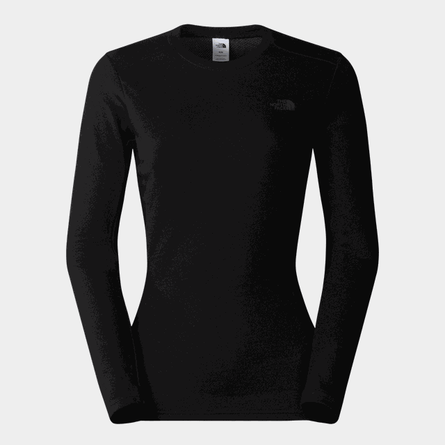 Easy L/S Crew Neck, långärmad tröja, dam - Fritids-T-Shirt