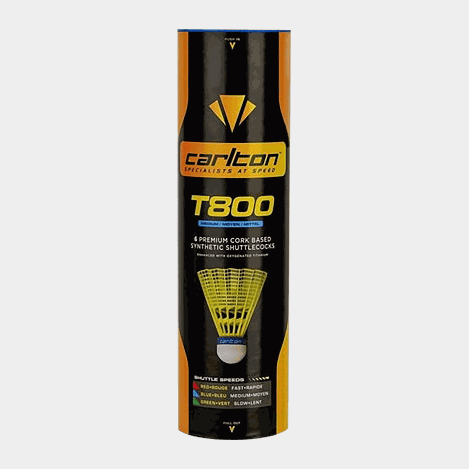 T800 Shut 6Pk, badmintonbollar - full image 1