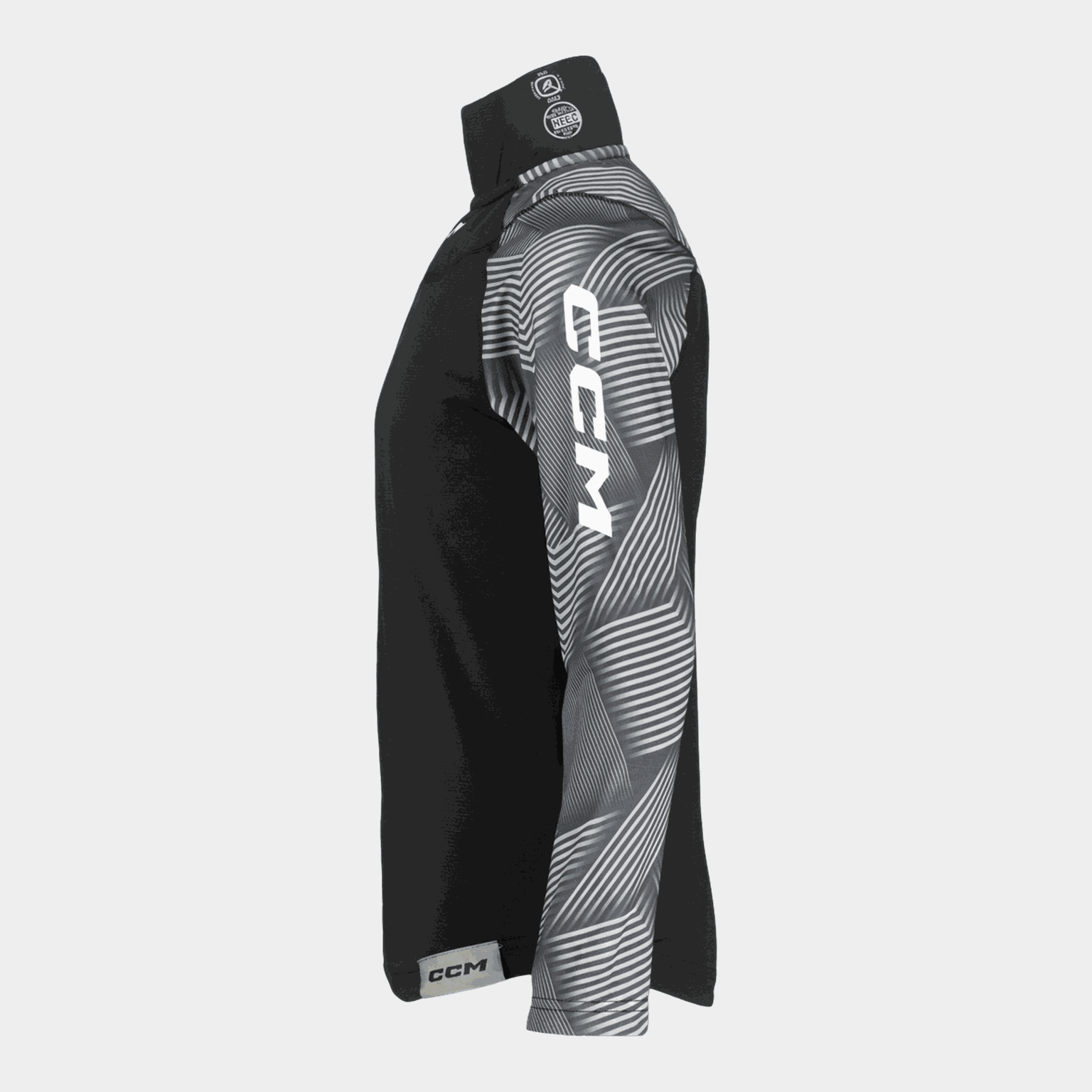 Base Layer Neck Guard Shirt 26/27, kompressionströja, junior - full image 2