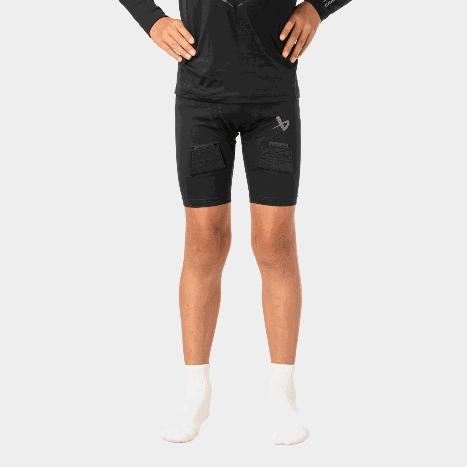 S26 Perf Baselayer Jock Short Yth 26/27, underställsshorts, barn - full image 2