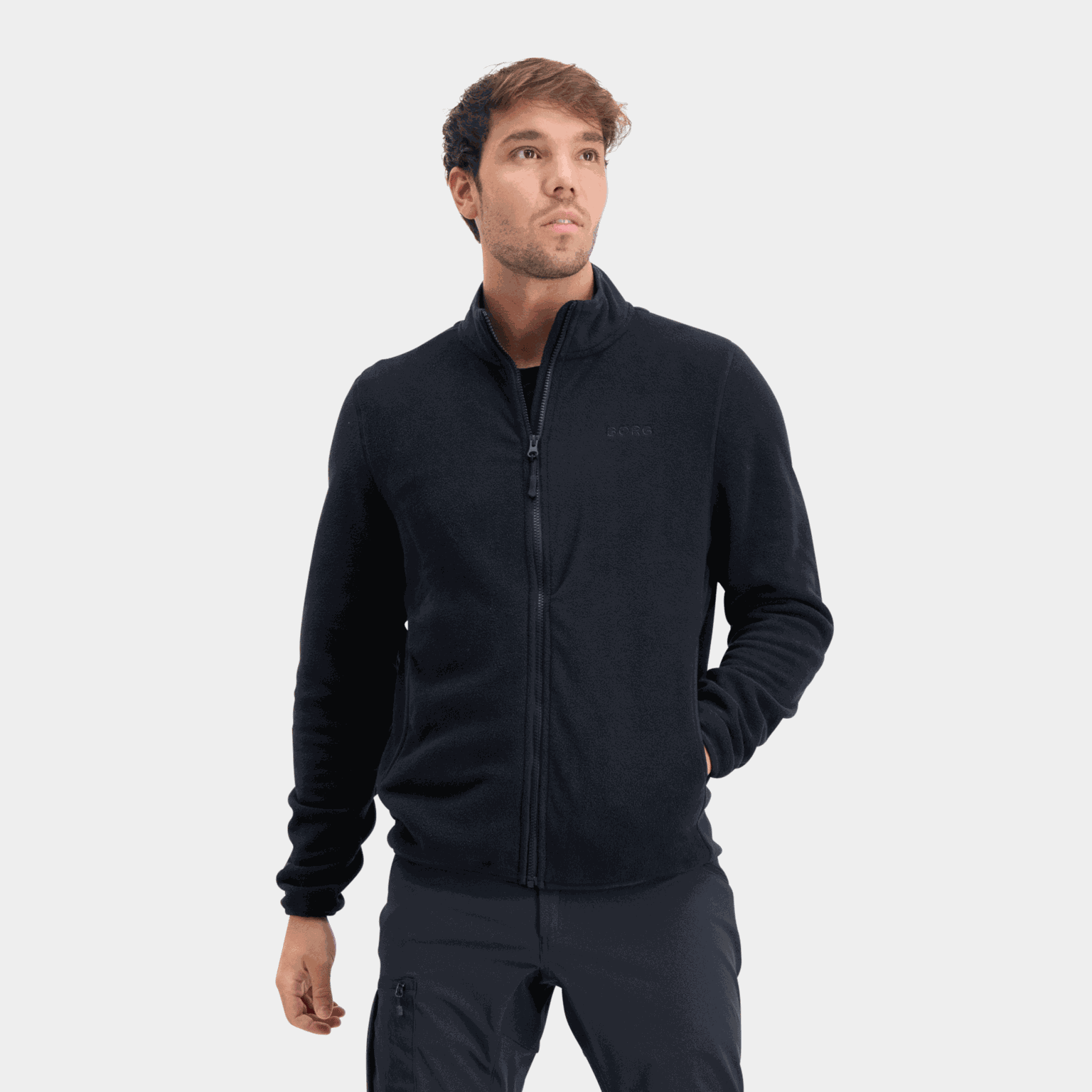 Full Zip Fleece, fleecejacka, herr - full image 1