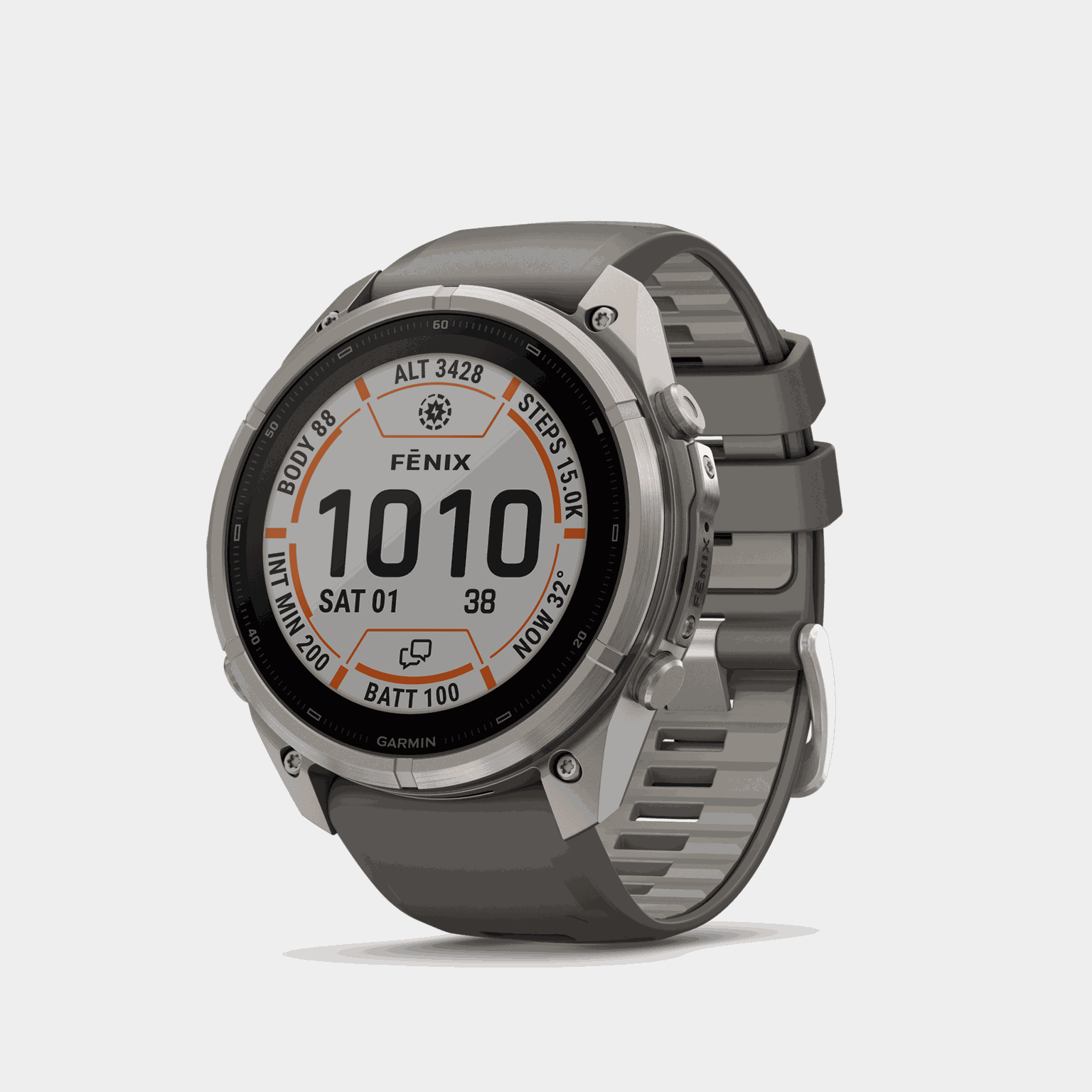 fenix 9 Pro Solar 51mm Titanium, smartklocka - full image 1