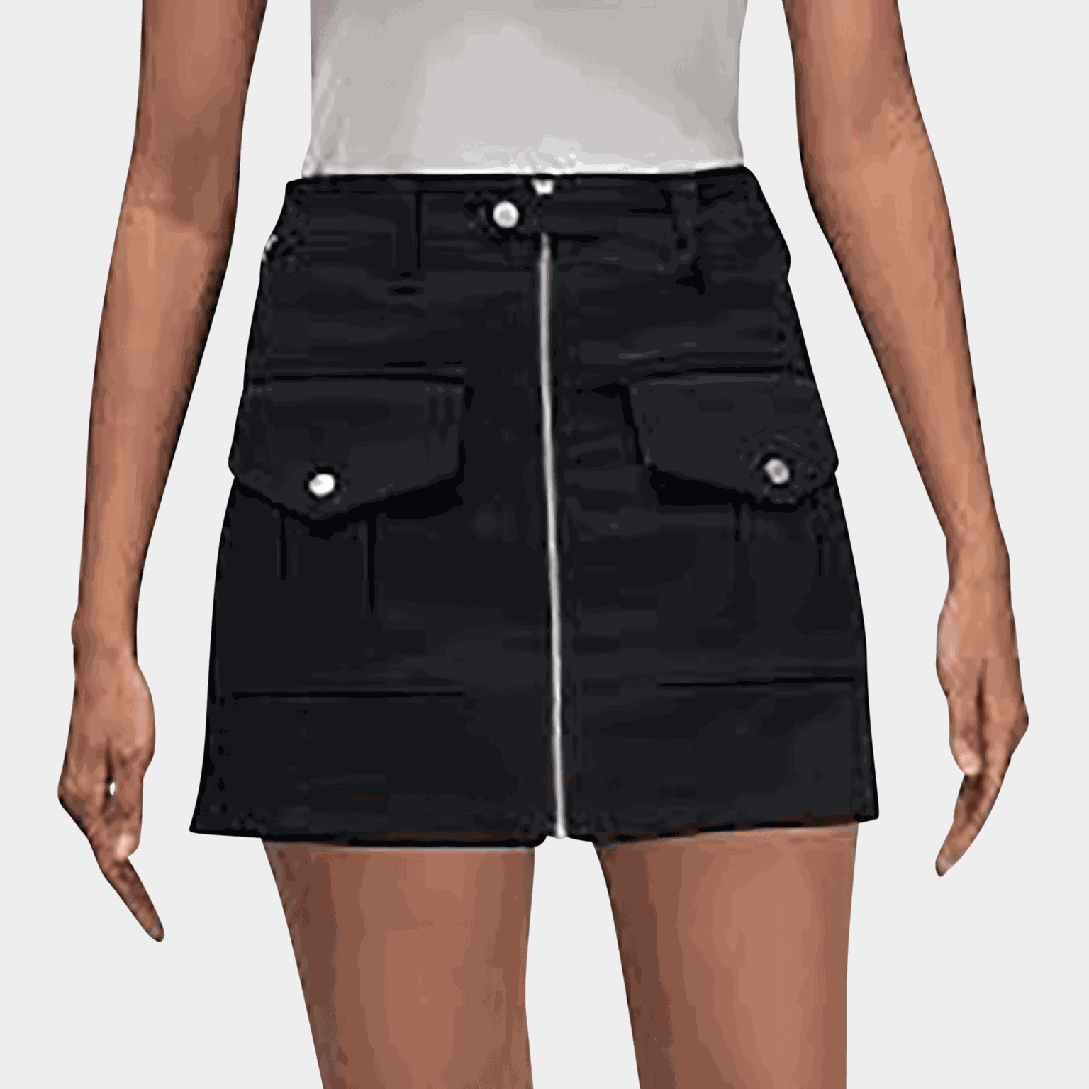 J Utlty Skirt, , kjol, dam - full image 1