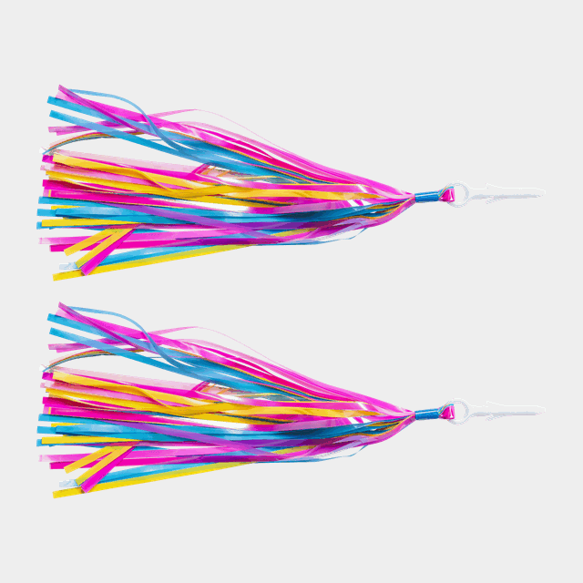 Handlebarstreamer for kidsbike, glittertofsar - Cykeltillbehör för barn