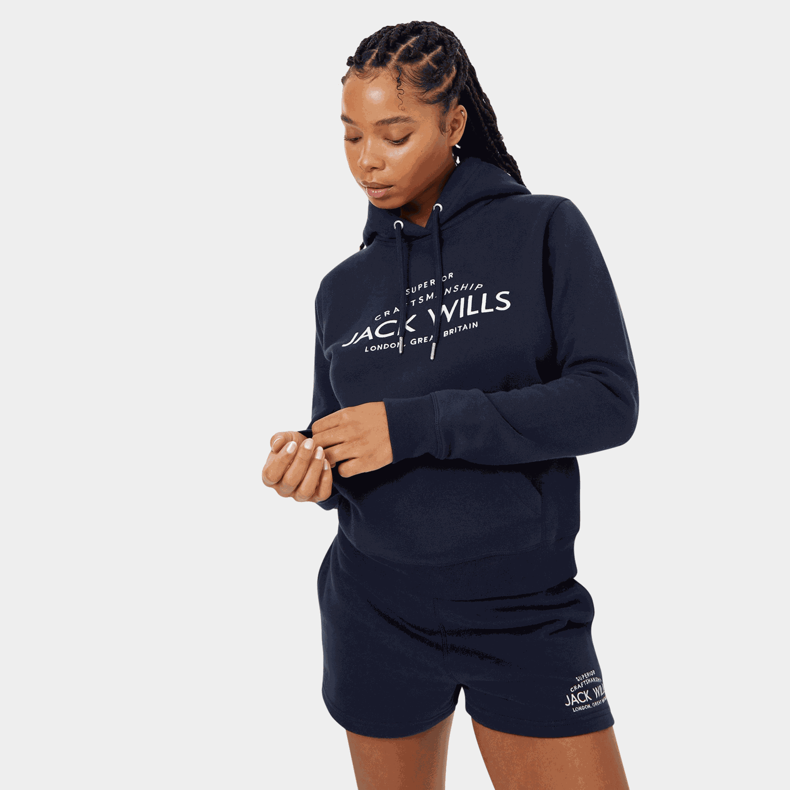 Hunston Logo hoodie, huvtröja, dam - full image 1