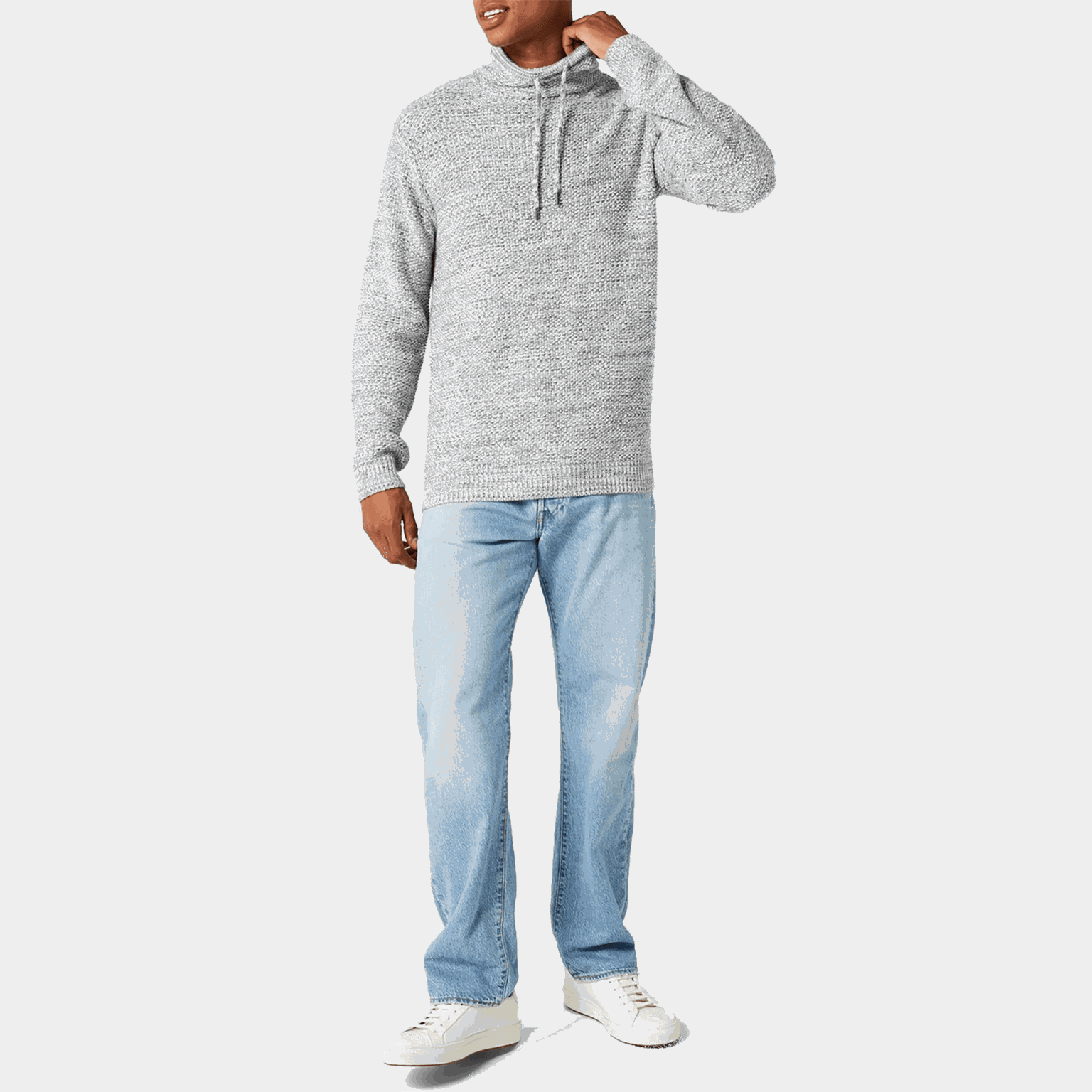 Cowl Neck Jumper, tröja, herr - full image 2