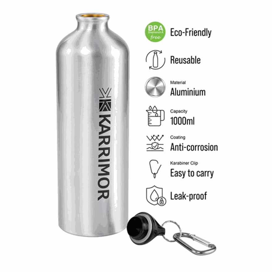 1Ltr Alu Bottle, dryckesflaska - full image 2