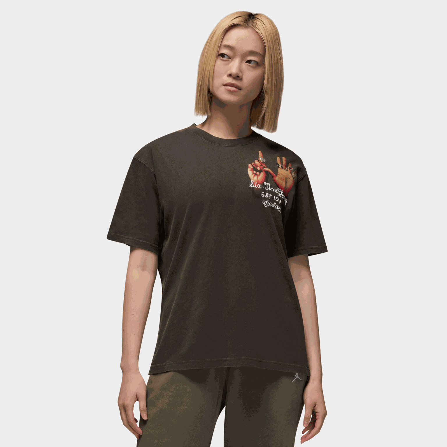 J Ss Gf Gfx Tee 6Rng, t-shirt, dam - full image 1