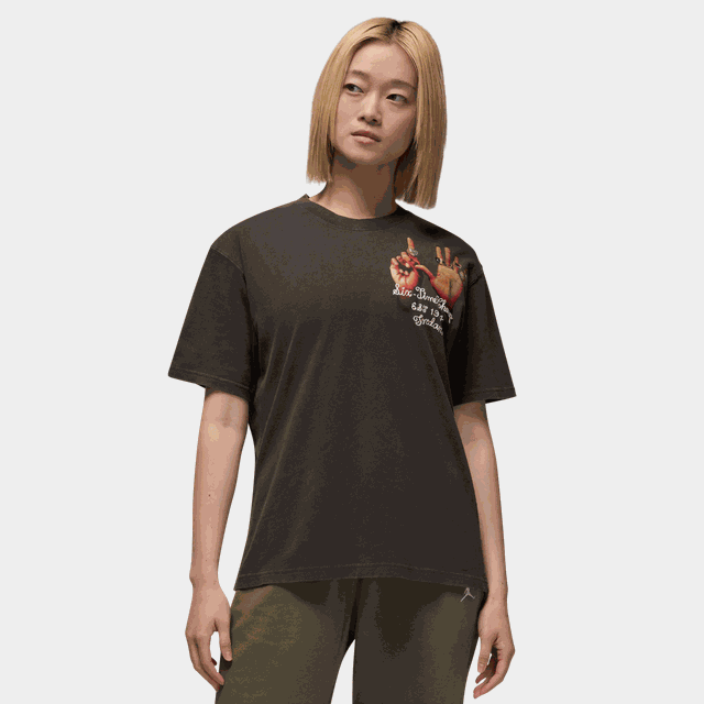 J Ss Gf Gfx Tee 6Rng, t-shirt, dam - Fritids-T-Shirt