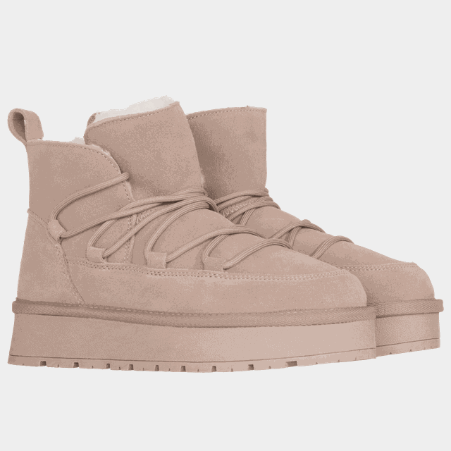 Almby Wool Leather Winter Boot, vinterkängor, dam - Vinterskor