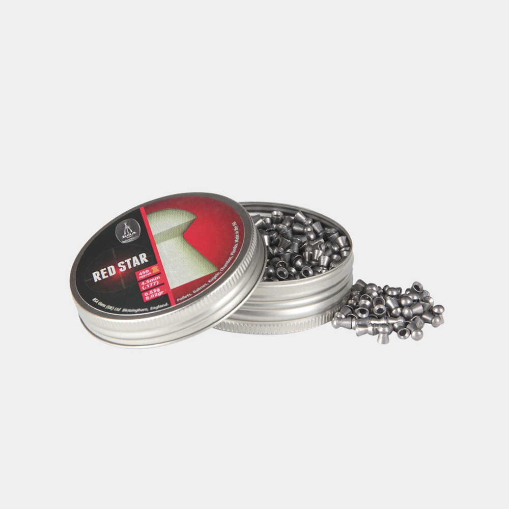 Red Star 4, 5 mm (Crowned Dome), luftgevärskulor - full image 1