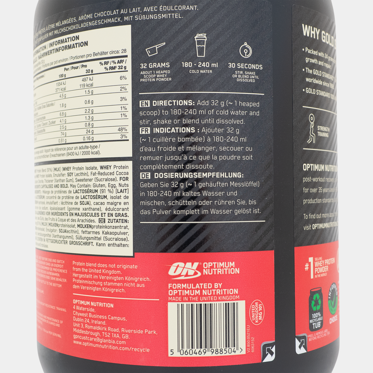100 % Whey Gold Standard 908 g, proteinpulver - full image 3