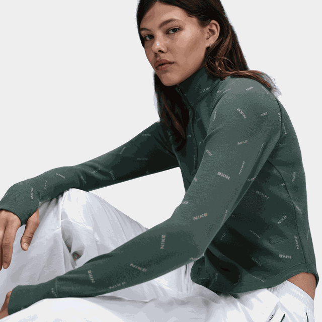 Nsw Cllctn Logo Hz Ls Top, dam - Fritids-T-Shirt