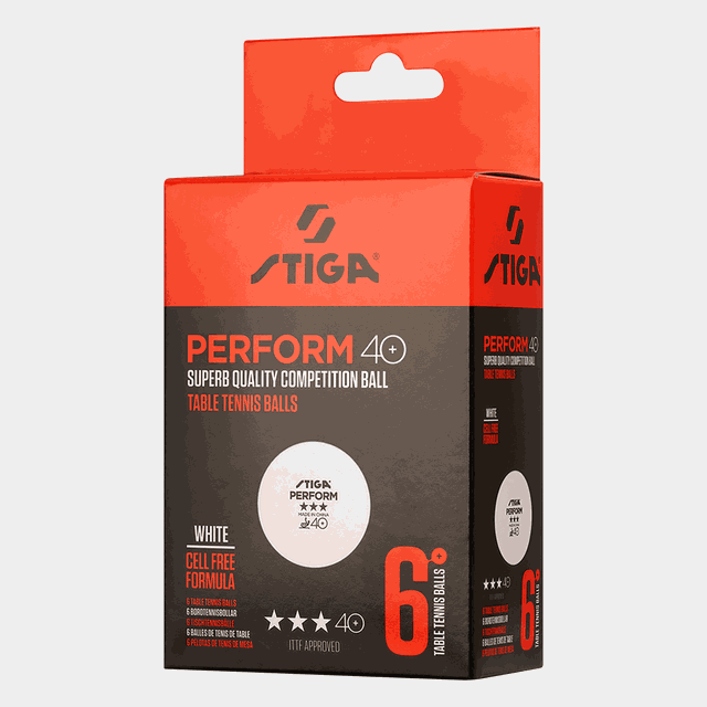 Perform Vit, 3-x 6-pack, bordtennisboll - Tillbehör Bordtennis