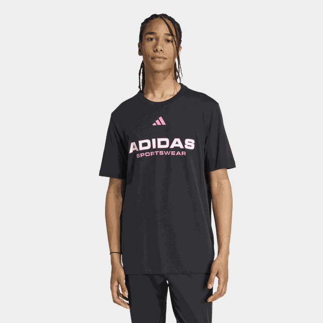 Graphic QT T, Graphic Logo T-Shirt, t-shirt, herr - Fritids-T-Shirt