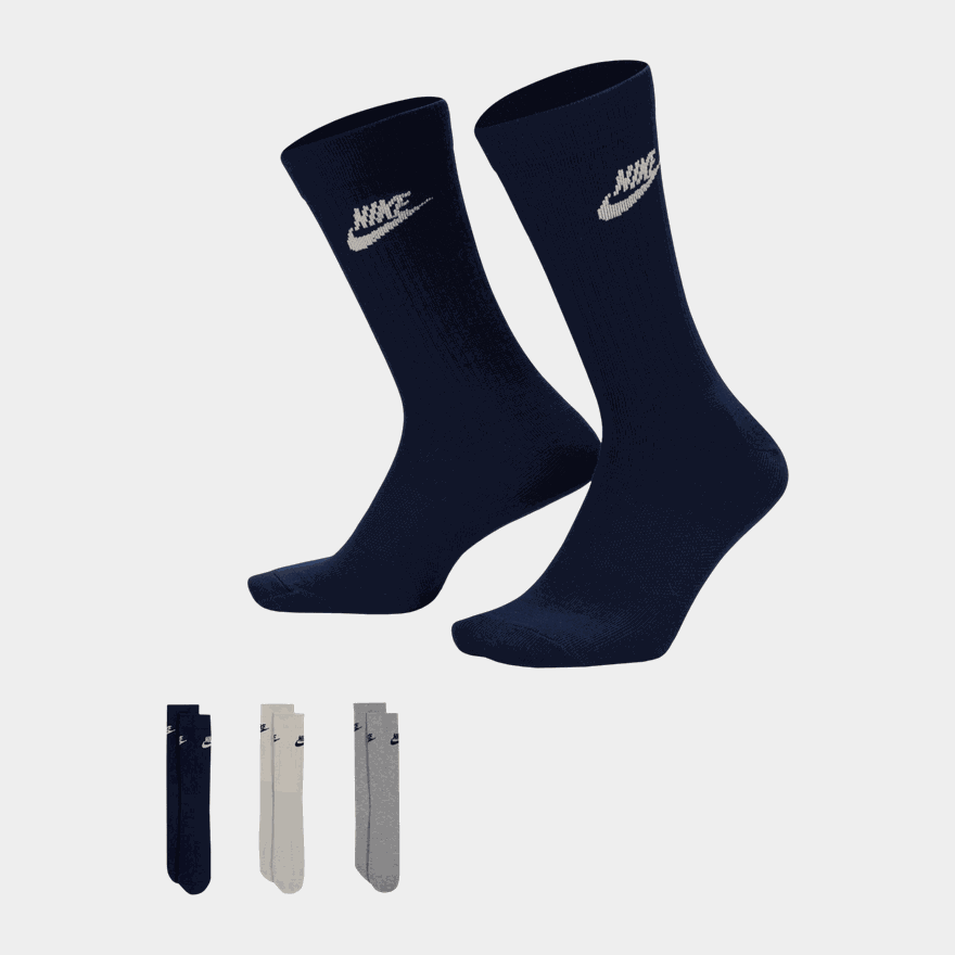 Essential Crew Sock 3P, strumpor - full image 1