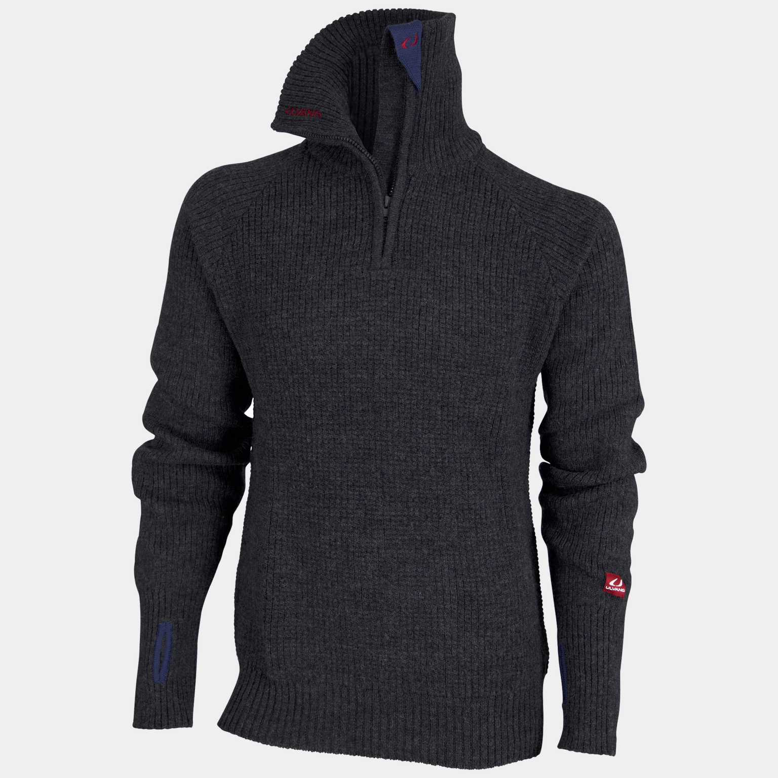 Rav sweater zip, ulltröja - full image 1
