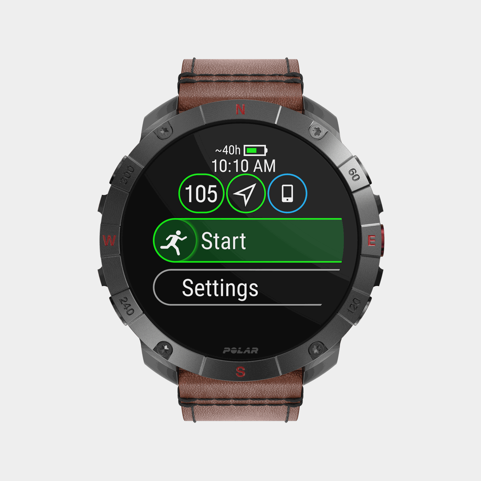 Grit X2 Pro Titanium, smartklocka, multisportklocka - full image 1