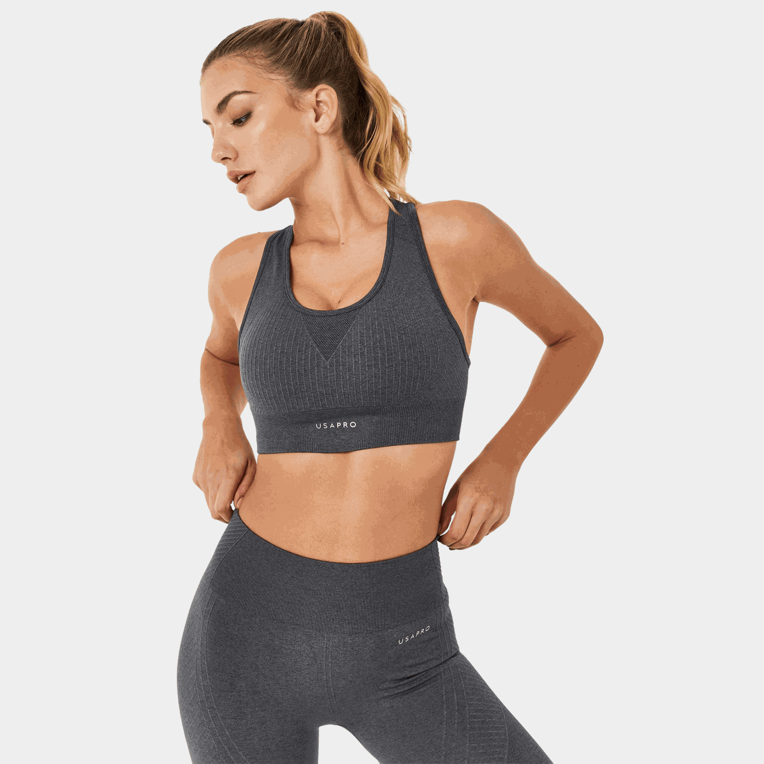 Seamless Crop Bra, sport-bh, dam - full image 2