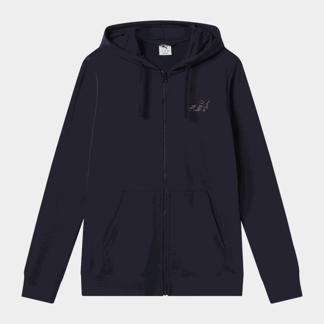 ESS FZ Hoodie SMALL LOGO TR, huvjacka, herr - Hoodtröjor