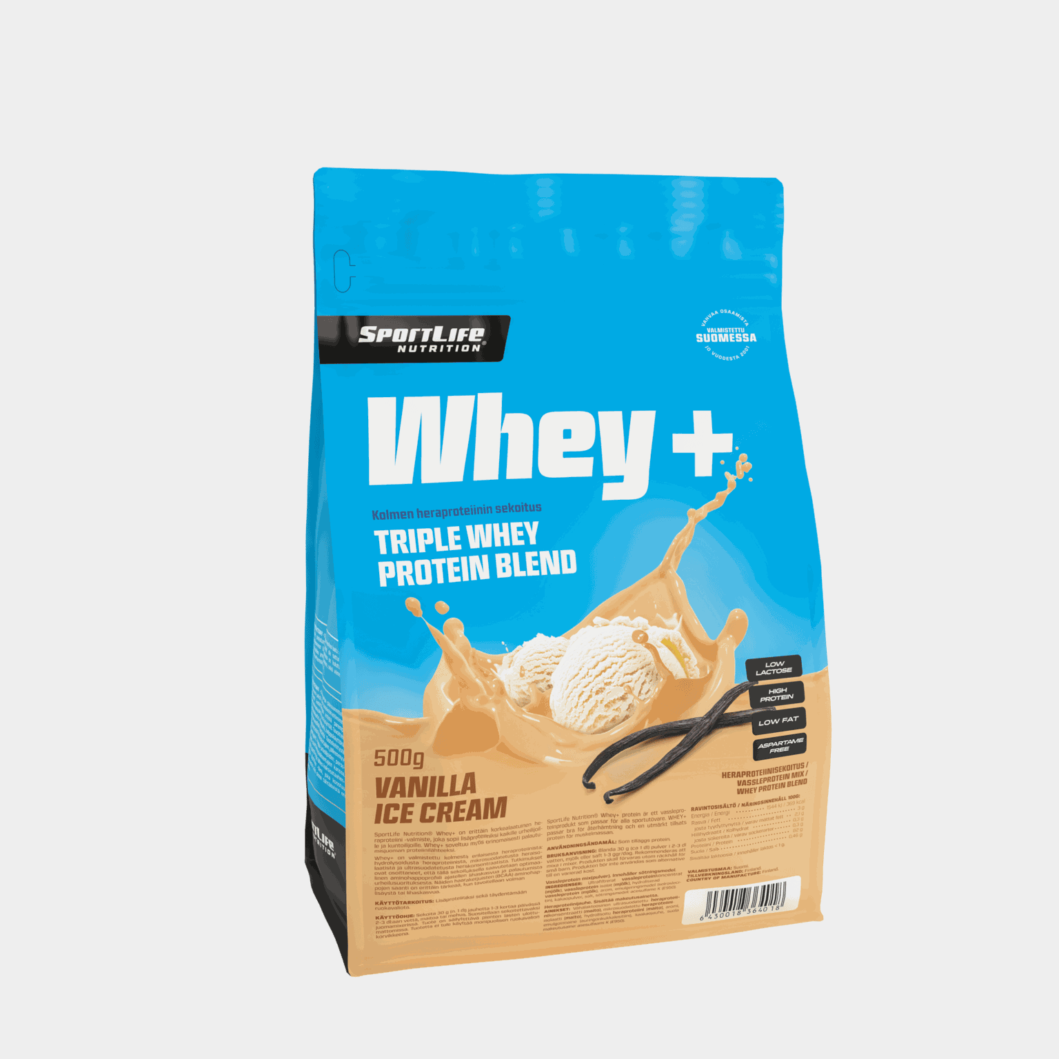 Whey+ 500g, proteinpulver - full image 1