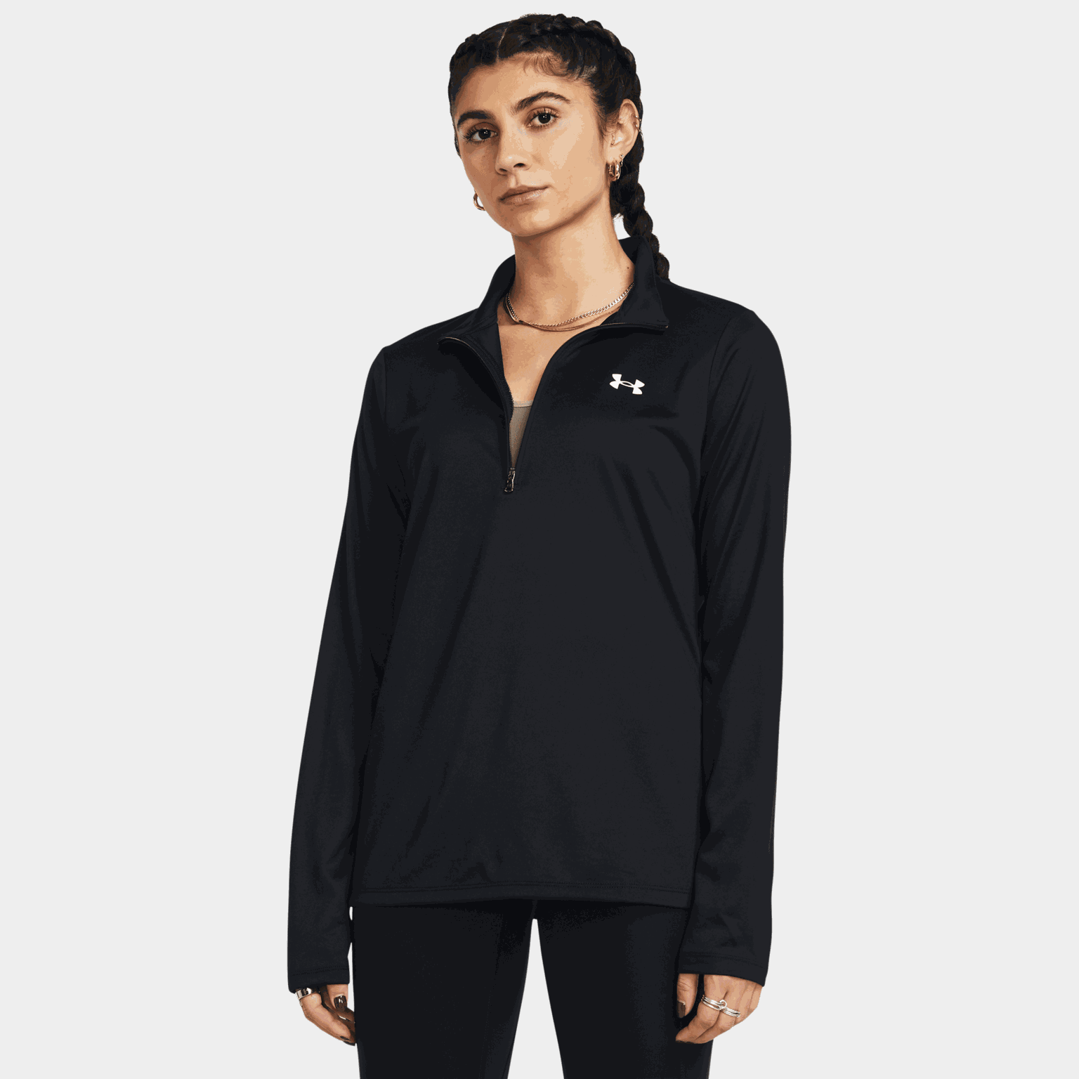 Tech 1/2 Zip- Solid, träningströja, dam - full image 1