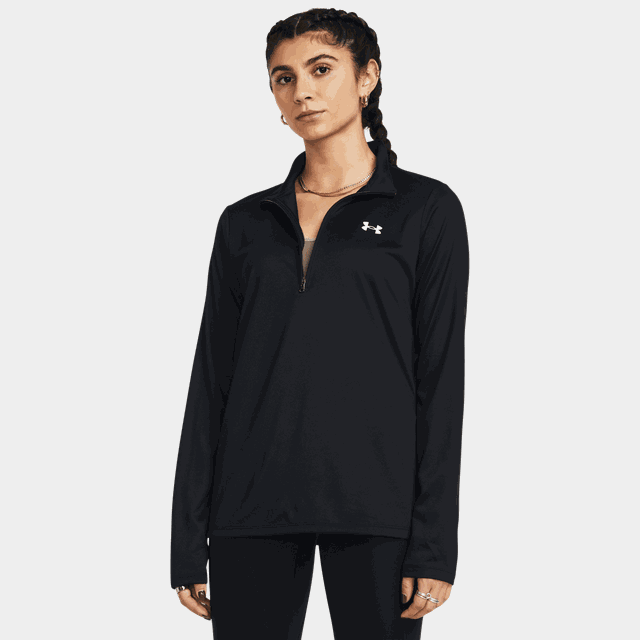 Tech 1/2 Zip- Solid, träningströja, dam - Träningströjor