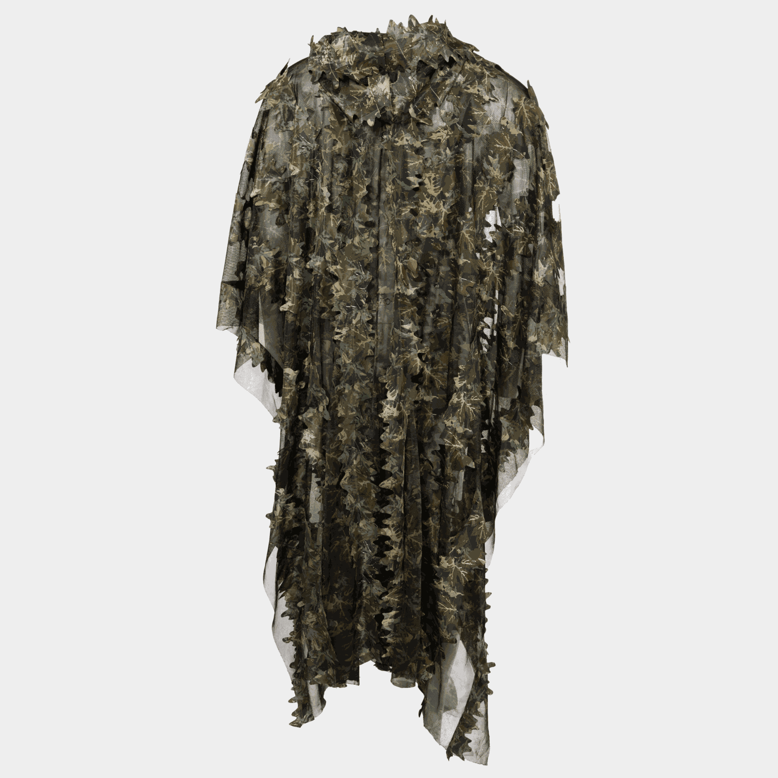 Syringa Camo Leaf Poncho, kamouflageponcho - full image 3