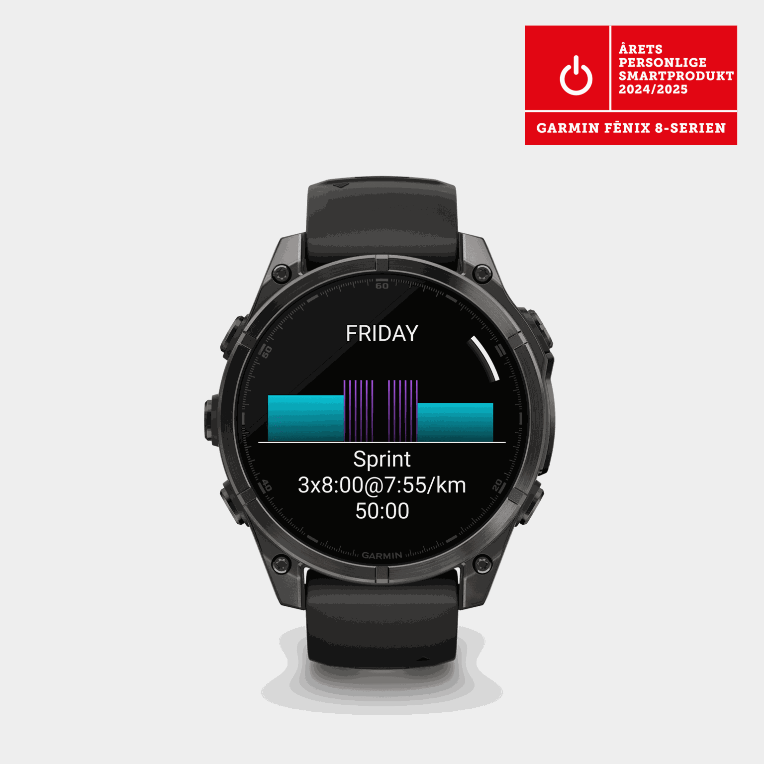 fenix 8 – 47 mm, AMOLED, Sapphire, Titanium, fenix - full image 1