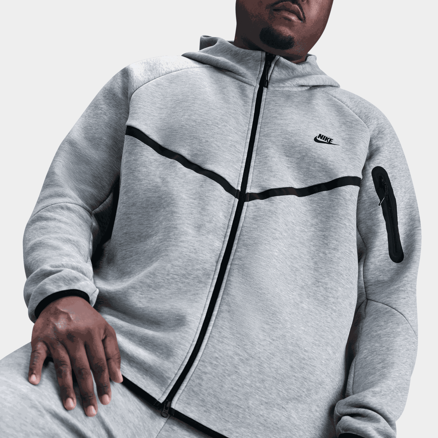 Tech Fleece Windrunner Hoodie, huvjacka, herr - full image 4