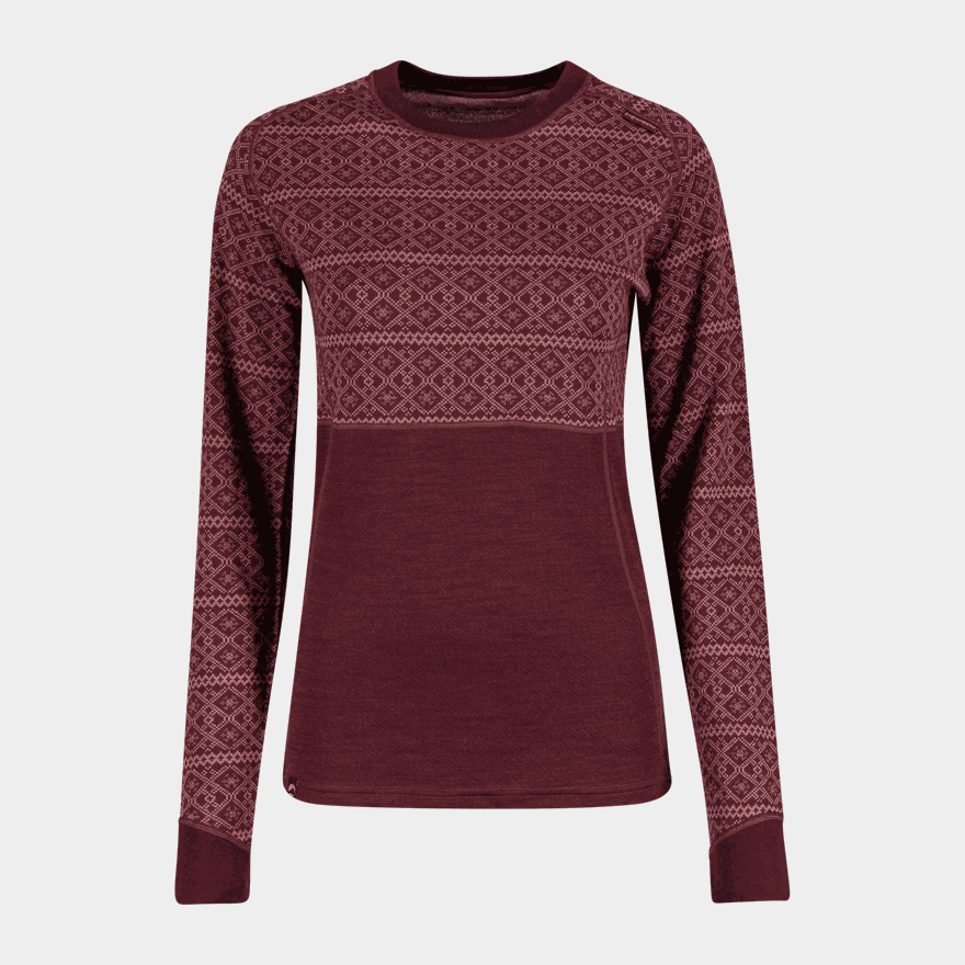 Dalen 2-layer wool Roundneck, ulltröja, dam - full image 1