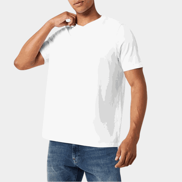 3 Pack V Neck Tee, t-shirt, herr - Fritids-T-Shirt