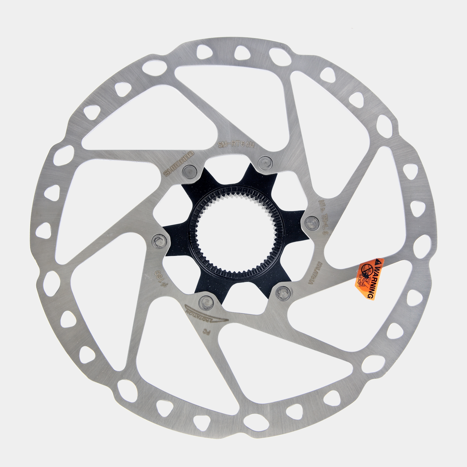 Discbrake rotor Deore 180 mm centerlock SM-RT64, bromsskiva - full image 1