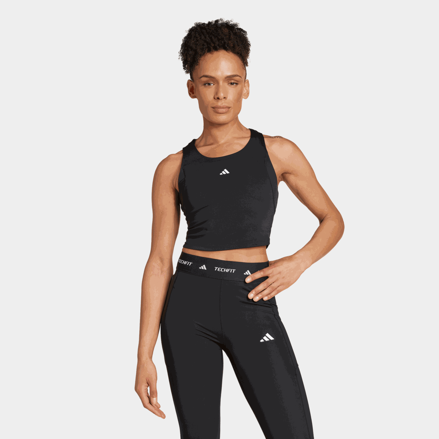 Techfit Crop Training Tank Top, linne, dam - Linnen