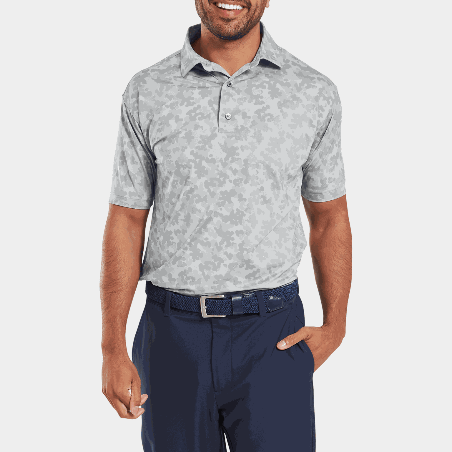Pop Camo Lisle99, pikétröja, herr - Golfpikeer