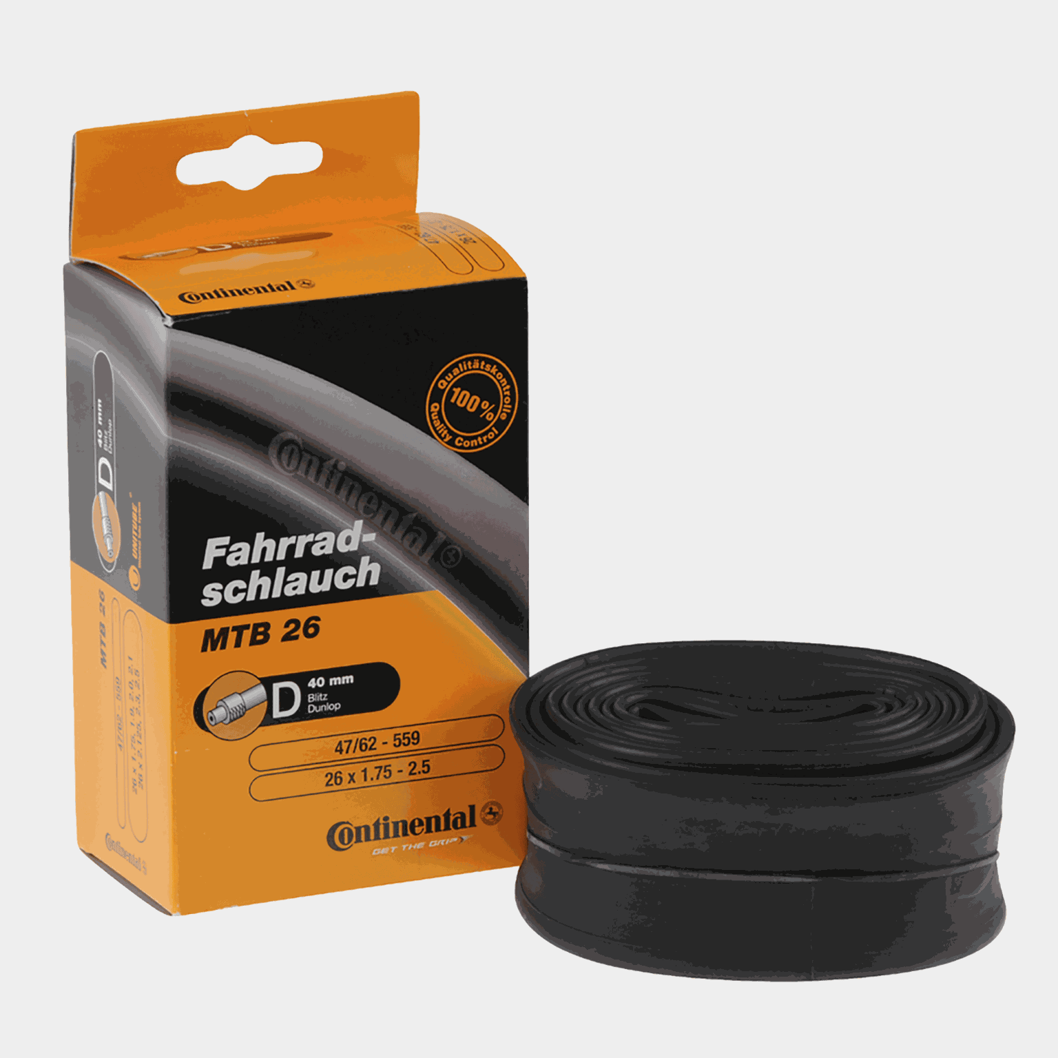 Conti DV MTB 47/62-559, 26x1.75-2, cykelslang - full image 1