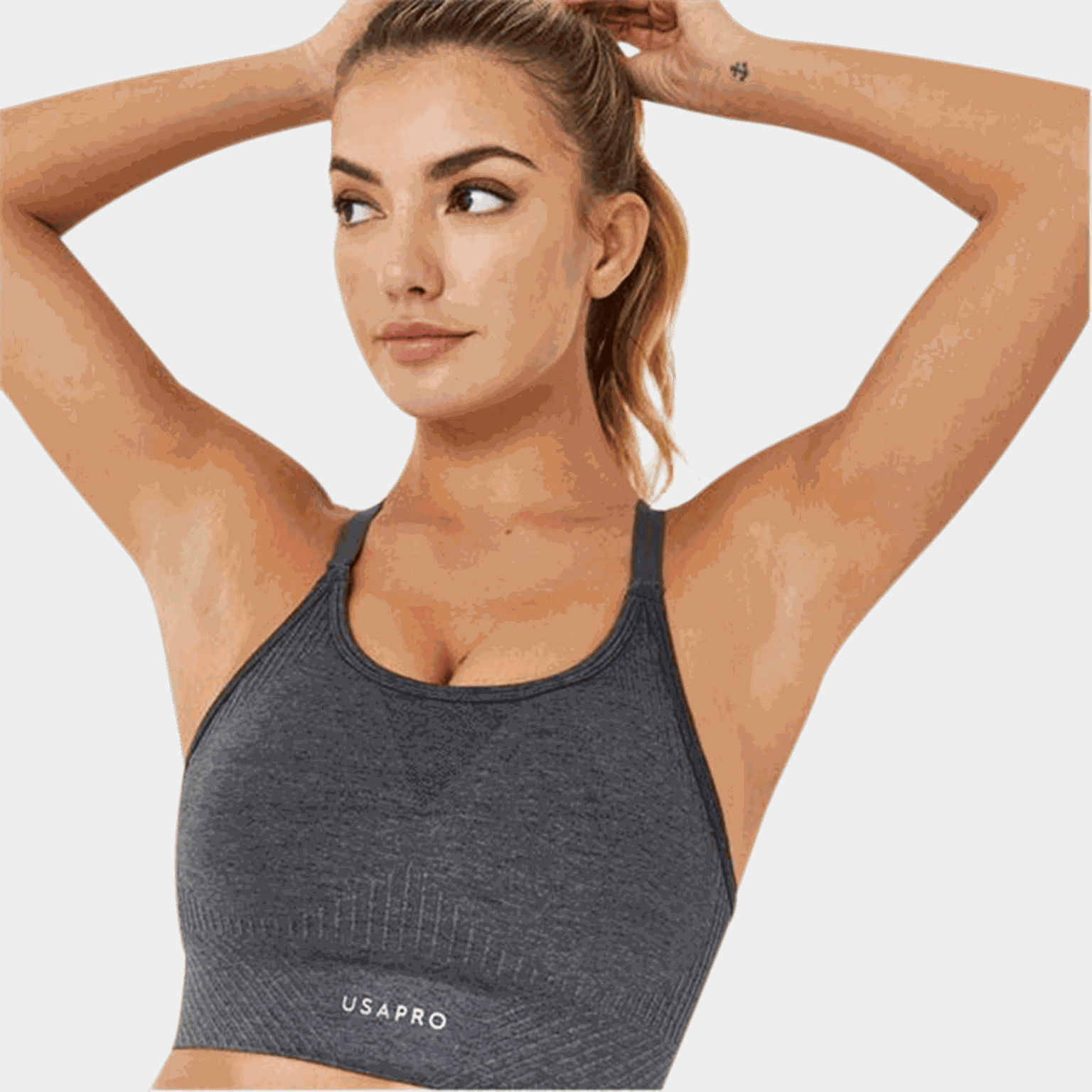 Seamless Adjustable Crop, sport-bh, dam - full image 3