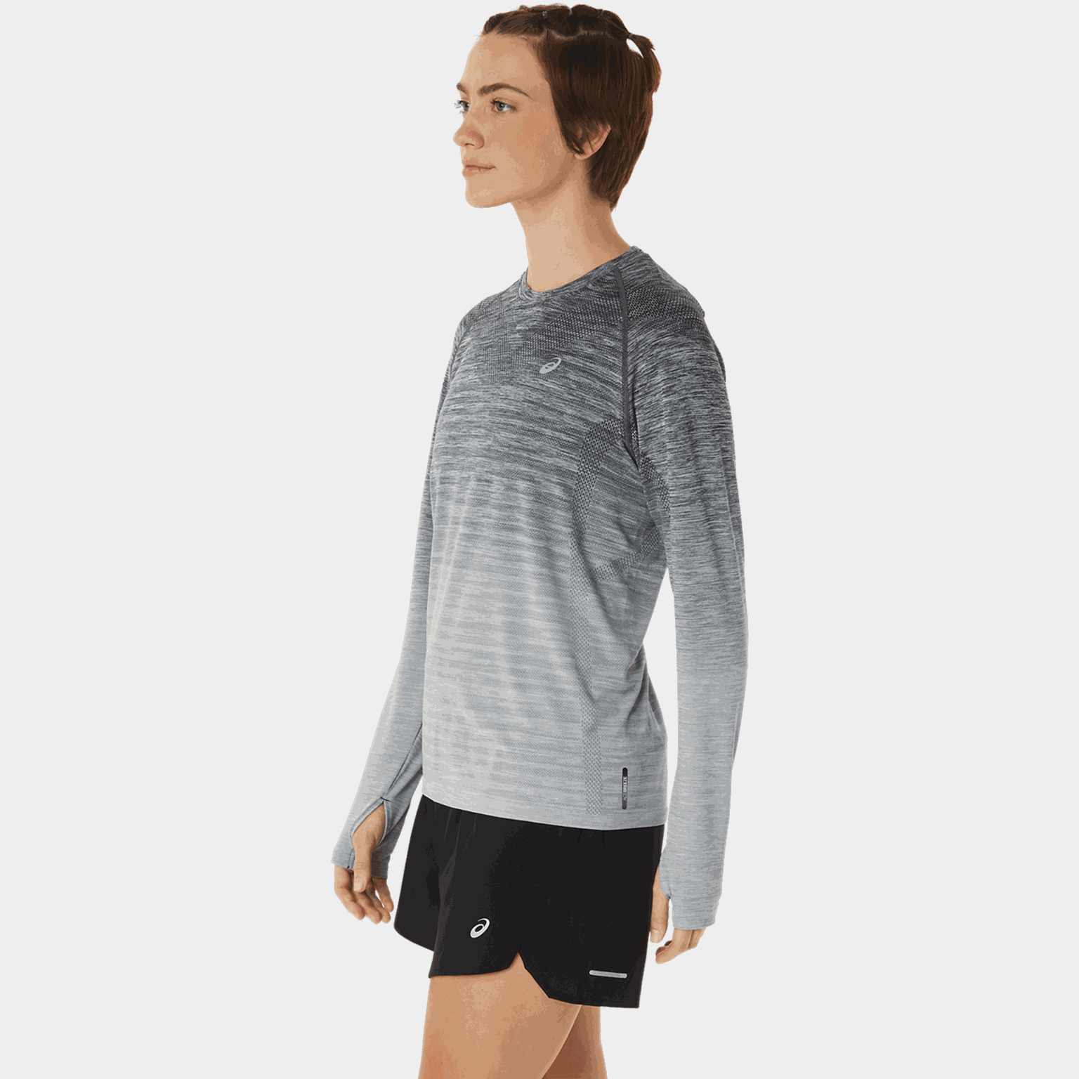 Seamless Long Sleeve Top, träningströja, dam - full image 2