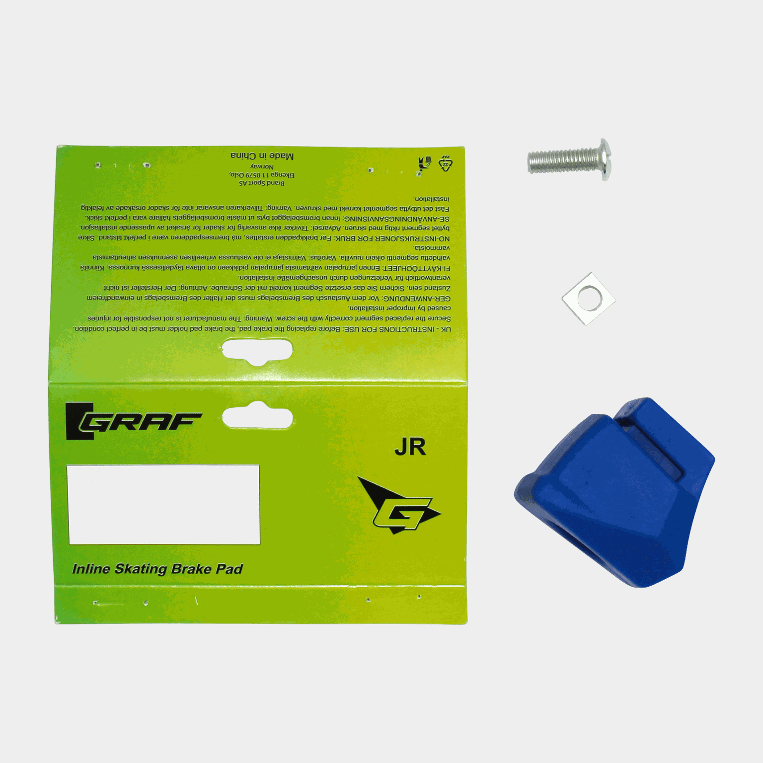 Inline Skate Brake Pad 24/25, bromskloss för barnrullskridskor - Inlines