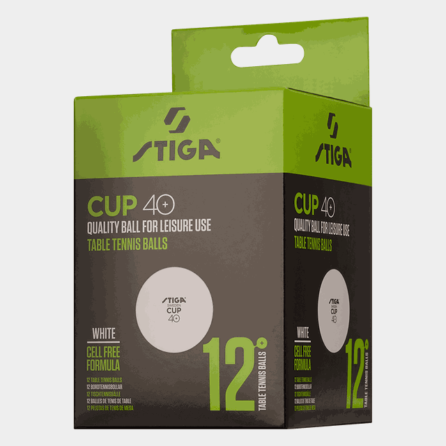 Cup Vit, 12-pack, bordtennisbollar - Tillbehör Bordtennis