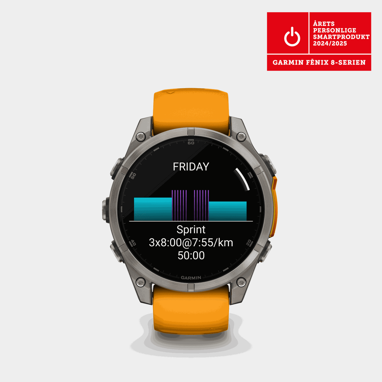 fenix 8 – 47 mm, AMOLED, Sapphire, Titanium, fenix - full image 1