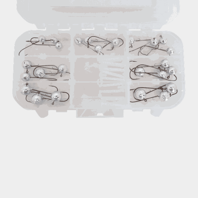 Classic Jigheads 25-pack, jigghuvud, set - Diverse Fiskeutrustning