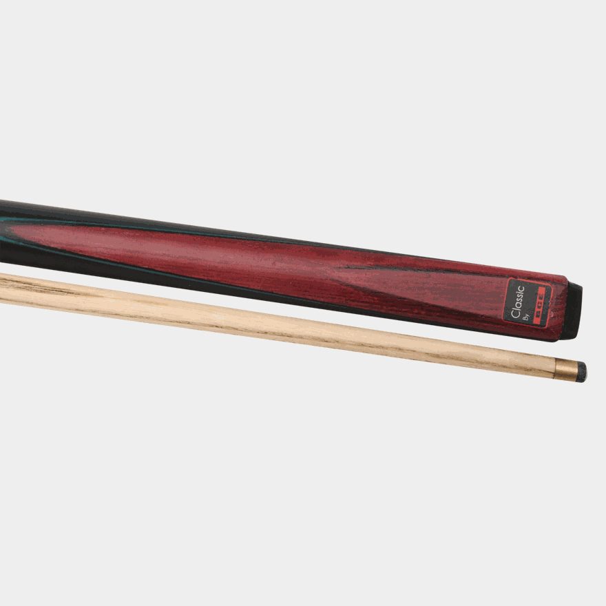 Classic 2 Piece Veneer Ash Snooker Cue, snookerkö - full image 4