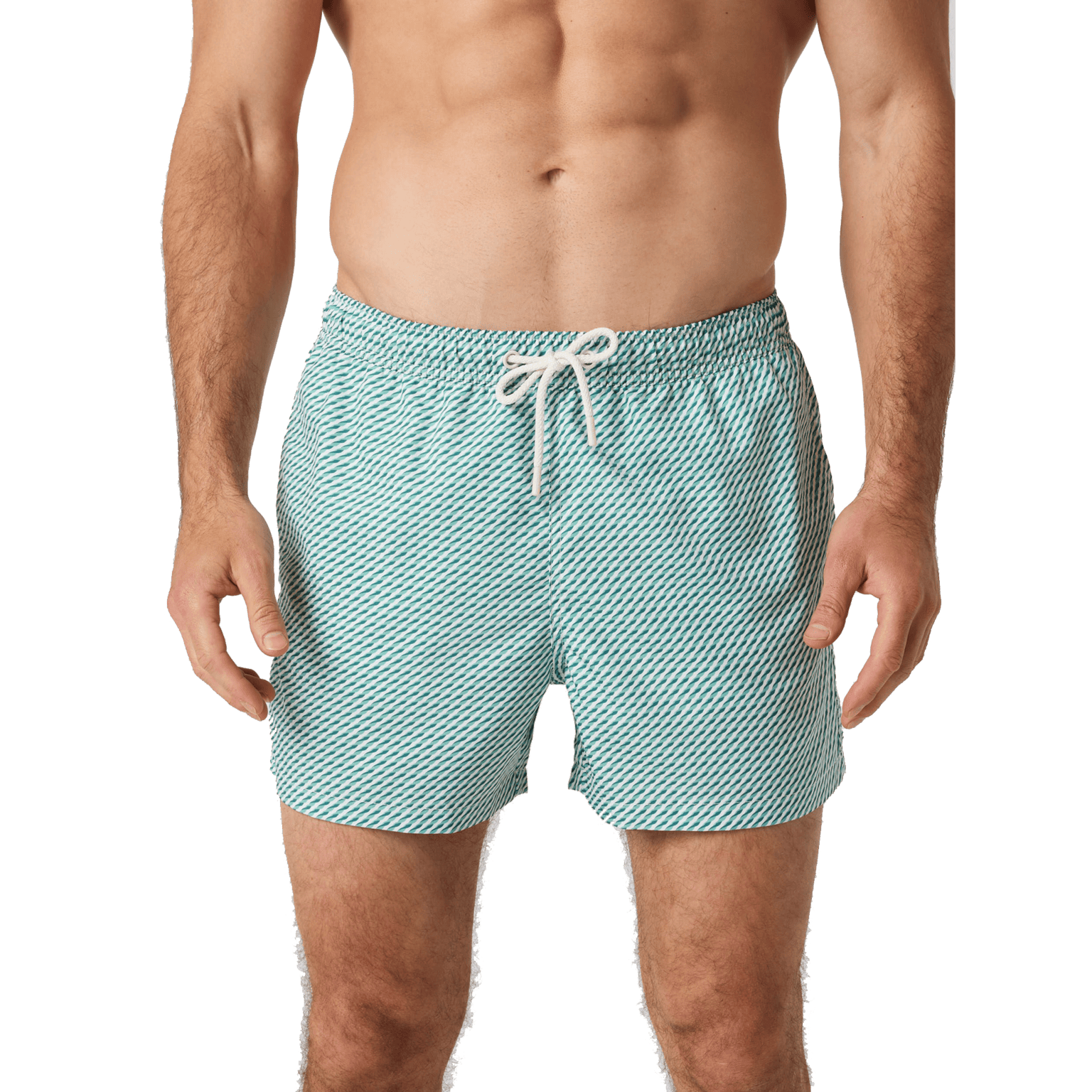 Borg Print Swim Shorts, badshorts